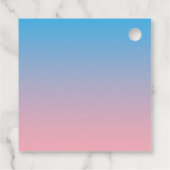 子守歌テーマバニーピンクとブルージェンダーリビール フェイバータグ (裏面)