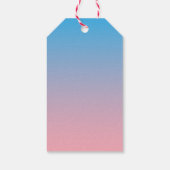 子守歌バニー月の星ジェンダー明かすパーティー ギフトタグ (裏面)