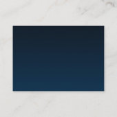 子守歌バニー赤ちゃんシャワーブックリクエスト海軍金ゴールド エンクロージャーカード (裏面)