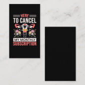 子宮おもしろい摘出術 名刺 (正面/裏面)