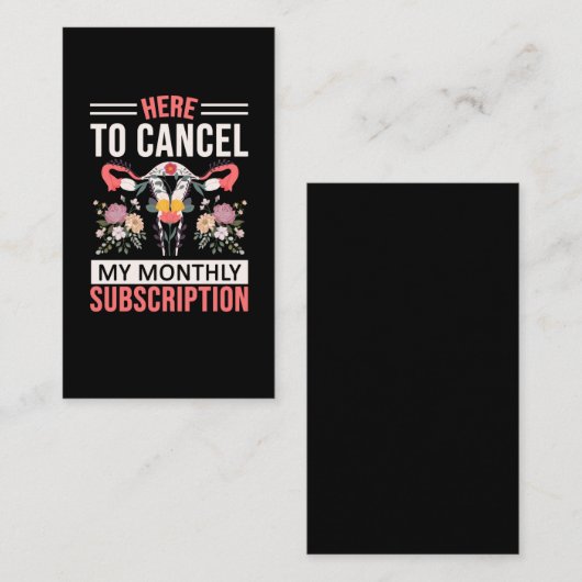 子宮おもしろい摘出術 名刺 (正面/裏面)