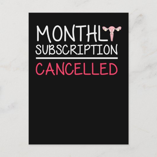 子宮おもしろい摘出補助子宮摘出術 ポストカード (正面)