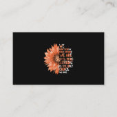 子宮がんの認識度 名刺 (正面)