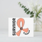 子宮がんを克服した人12人 ポストカード (スタンド正面)