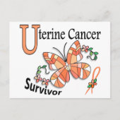 子宮がんを克服した人 ポストカード (正面)