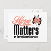 子宮がん希望事項 ポストカード (正面/裏面)