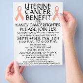 子宮がん特典型フライヤー チラシ (手)