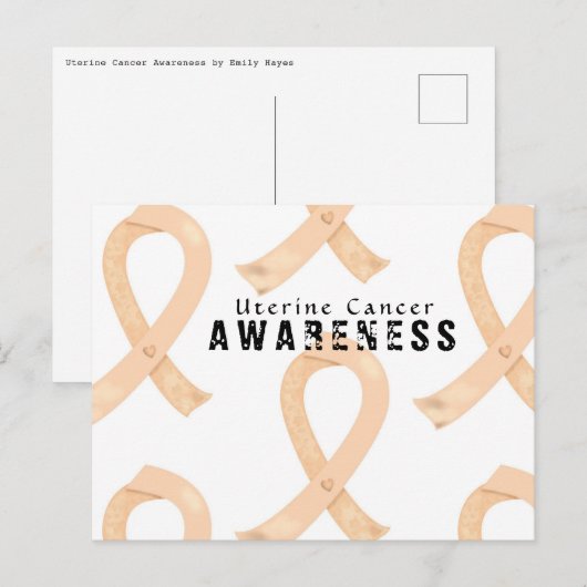 子宮がん認識度 ポストカード (正面/裏面)