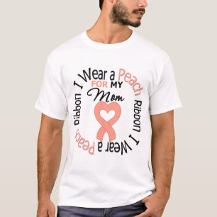 子宮がんI衣服モモリボン Tシャツ