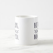 子宮に関する意見なし コーヒーマグカップ (中央)
