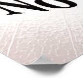 子宮に関する意見なし ポスター (角)