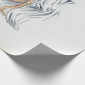 子宮の人間の乳児のヴィンテージの解剖学 ラッピングペーパー (角)