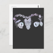 子宮の手術フローラ子宮摘出術が順調に進む ポストカード (正面/裏面)