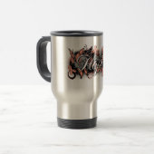 子宮の蟹座の希望の庭のリボン トラベルマグ (正面左)