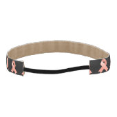 子宮の蟹座の認識度のモモのリボン アスレチックヘッドバンド (裏面)