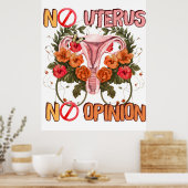 子宮は選択の余地がない ポスター (キッチン)