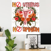 子宮は選択の余地がない ポスター (ホームオフィス)