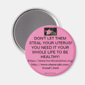 子宮を盗ませるな！マグネット マグネット (正面/裏面)