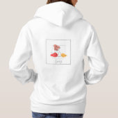 子宮フード付 パーカ (裏面)