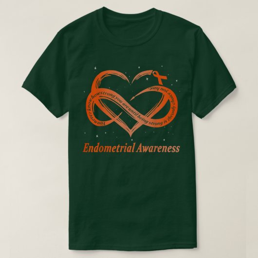子宮内膜がん戦士 Tシャツ (デザイン正面)