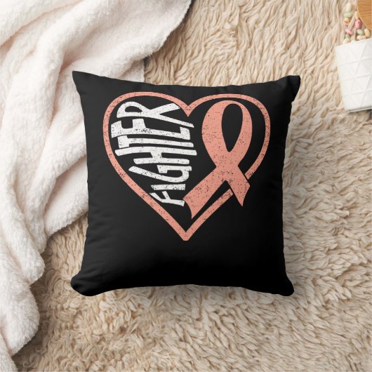 子宮内膜がん戦闘機ピーチ子宮がんAw クッション (ブランケット)