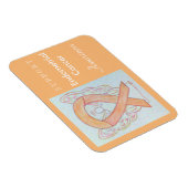 子宮内膜がん認識度リボンエンジェルマグネット マグネット (右側)