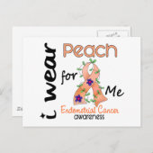 子宮内膜がんI衣服ピーチfor Me 43 ポストカード (正面/裏面)