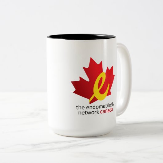 子宮内膜症のコーヒーか茶マグのために統一されたな声 ツートーンマグカップ (正面右)
