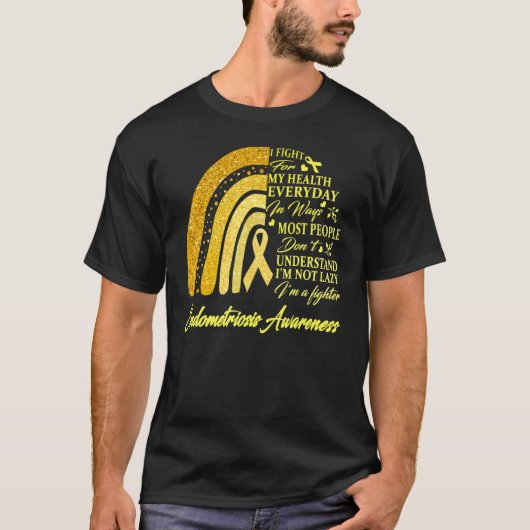 子宮内膜症の戦士3 Tシャツ (正面)