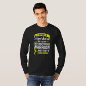 子宮内膜症の遠藤生存者閉じた戦士 Tシャツ (正面フル)