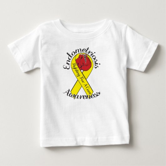 子宮内膜症性ベビー素晴らしジャージーTシャツ ベビーTシャツ (正面)