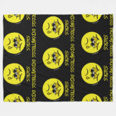 子宮内膜症最低症 フリースブランケット (正面(横))