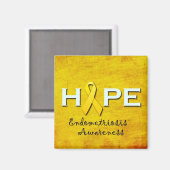 子宮内膜症認識度磁石 マグネット (正面/裏面)