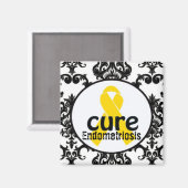 子宮内膜症認識度磁石 マグネット (正面/裏面)