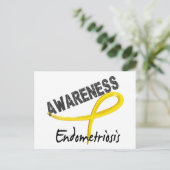 子宮内膜症認識度3 ポストカード (スタンド正面)