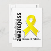 子宮内膜症認識度5 ポストカード (正面/裏面)