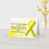 子宮内膜症認識度、蝶引用文 カード (黄色い花)