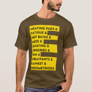 子宮内膜症認識度 Tシャツ