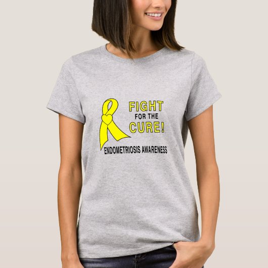 子宮内膜症: 治療のための戦い! Tシャツ (正面)