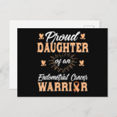 子宮内誇りを持った膜がんの戦士 ポストカード (正面/裏面)