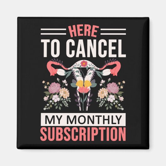 子宮摘出おもしろい子宮切除 マグネット (正面)