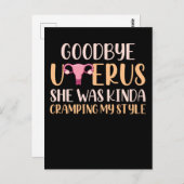 子宮摘出外術の回復 ポストカード (正面/裏面)