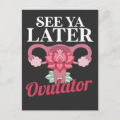 子宮摘出手術サバイバー排卵器患者 ポストカード (正面)