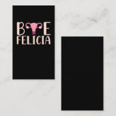 子宮摘出手術支援子宮摘出 名刺 (正面/裏面)