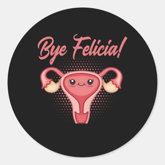 子宮摘出支援および子宮手術サバイボ ラウンドシール (正面)