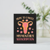 子宮摘出支援子宮摘出生存者 ポストカード (スタンド正面)