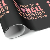 子宮摘出支援子宮摘出生存者 ラッピングペーパー (ロールコーナー)