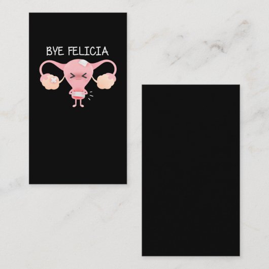 子宮摘出支援子宮摘出 名刺 (正面/裏面)