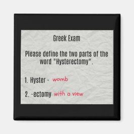 子宮摘出磁石を見た子宮 マグネット