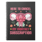 子宮摘出術おもしろい外術回復子宮の摘出 ノートブック (正面)